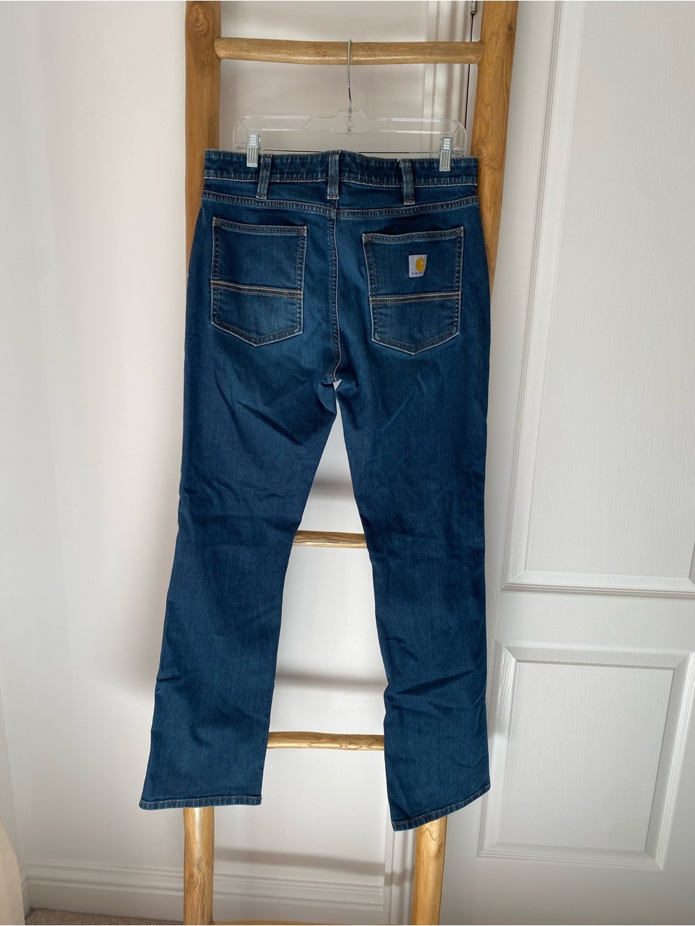 Carhartt Slim Fit Jeans Men’s 34x34 Blue Denim Dark Wash Workwear